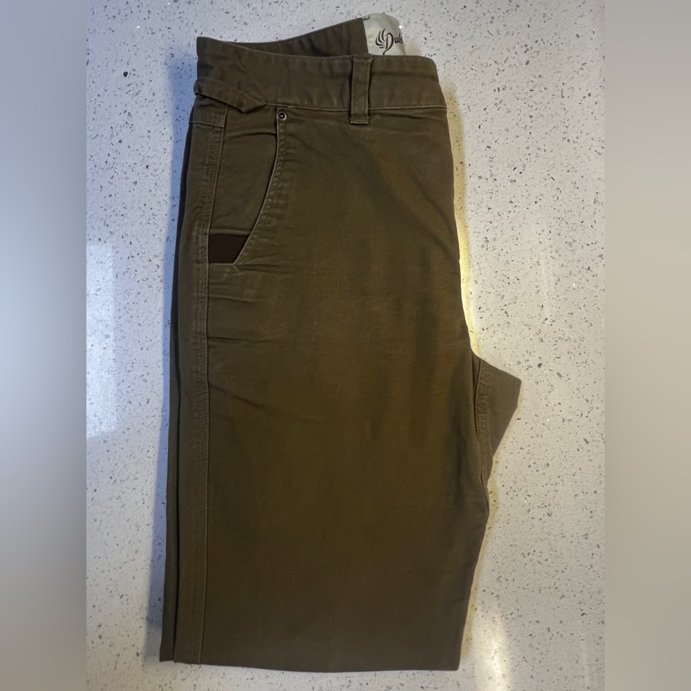 Duck Camp “Dark Olive” Brush Pants